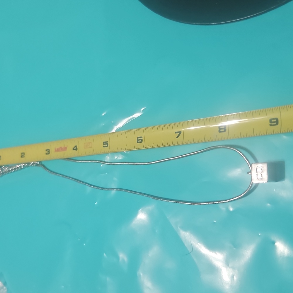 Dior Silver Necklace with CD Pendant - Picture 8 of 8